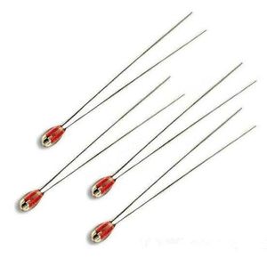 Temperature Sensor Glass Encapsulated Single Ended Thermistor 1K-100K Full Series Ntc Thermistor